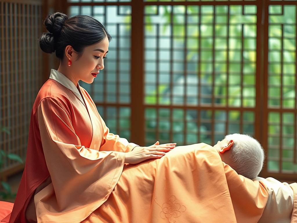 女性养生按摩手法视频教程