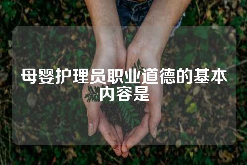 母婴护理员职业道德的基本内容是