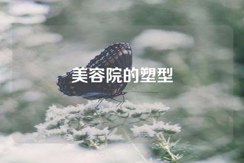 美容院的塑型