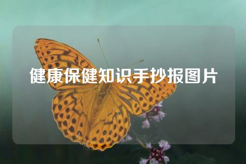 健康保健知识手抄报图片